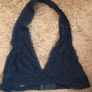 Blue bralette